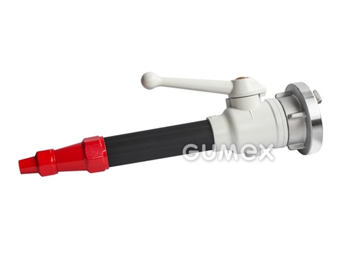 Prúdnica KOMBI s pákovým uzáverom a bajonetovou spojkou STORZ-AGRO typ C, priemer otvoru 12mm, 12bar, tesnenie SBR, hliník/PVC, spojka hliník